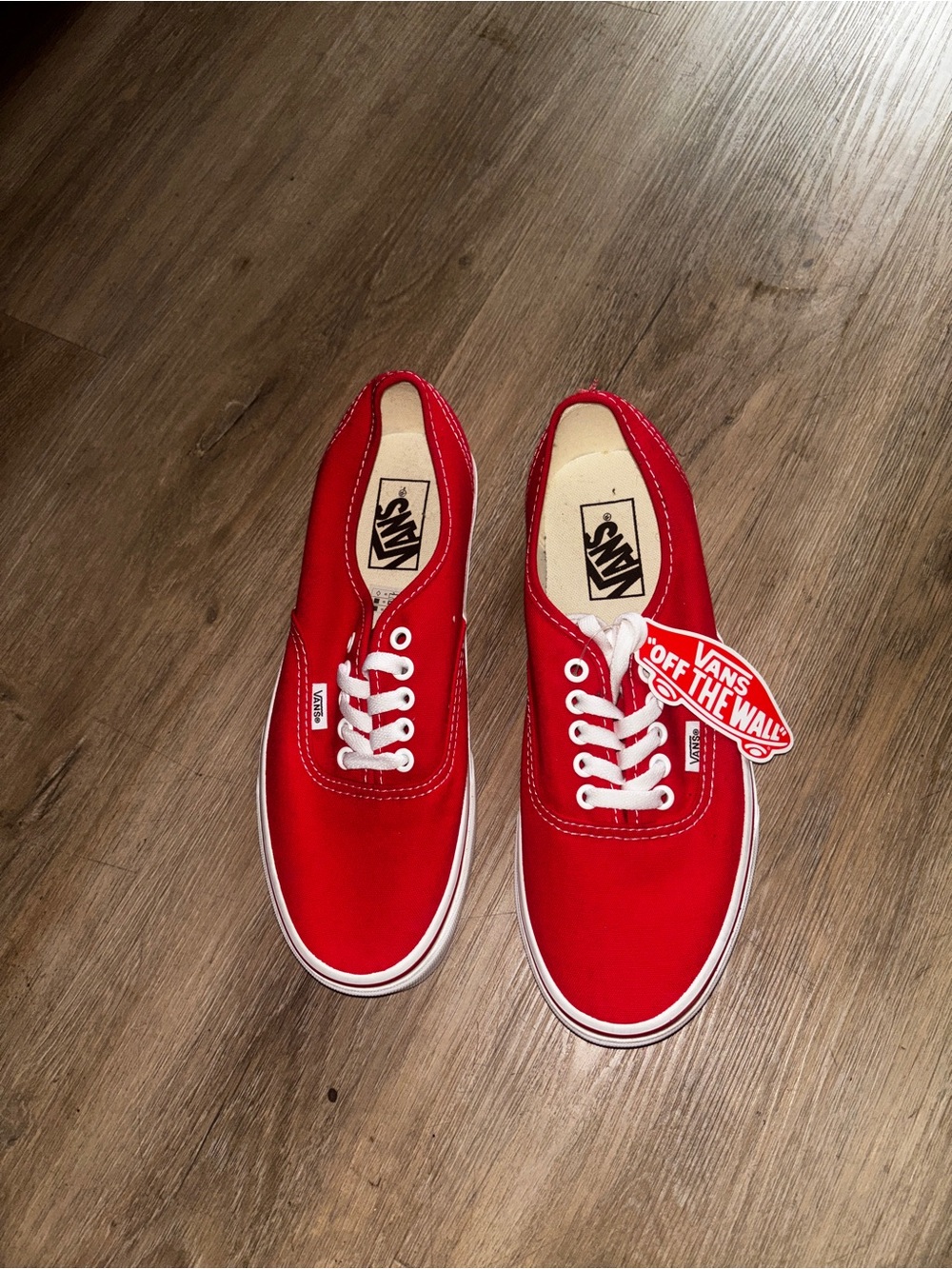 Vans Classic Low-Top Sneakers in Bright Red